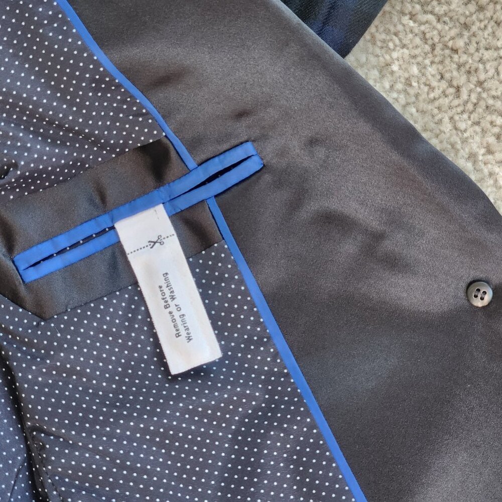 NWOT J. Crew Regent Blazer 100% Wool Blackwatch Plaid with Satin Lapels size 2 - Picture 12 of 13